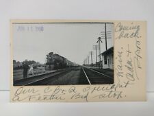 Around The World In 80 Days Train Depot Real Photo Post Card  picture