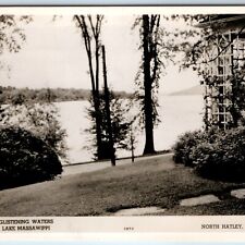 c1930s North Hatley, Quebec, Canada RPPC Lake Massawippi Real Photo PC Vtg A141 picture