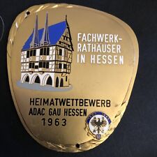 Rare 1963 grill badge Heimatwettbwerb Gau Hessen picture