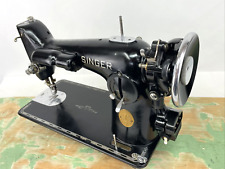 *SERVICED* Heavy Duty Vtg Singer 201-2 Sewing Machine Denim Leather Direct Drive picture