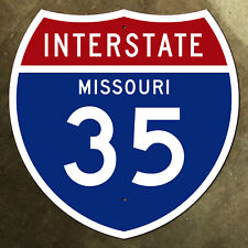 Missouri Kansas City Bethany interstate route 35 highway marker road sign 18x18 picture