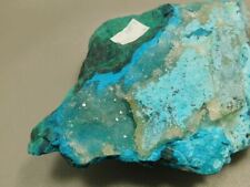 Drusy Chrysocolla Natural Mineral Specimen Druse Rough Rock #O12 picture