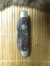 Vintg.50`s IMPERIAL (OFFICIAL BOY SCOUT)  JIGGED  SCALES 5 BLADED POCKET KNIFE picture