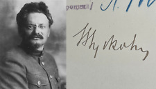 Leon Trotsky ~ Signed Autographed Official Soviet Union Document Marx ~ JSA LOA picture