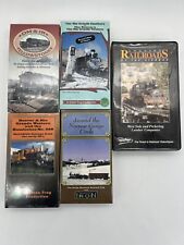 Lot of 5 Railroad/Train VHS Tapes - New/Used- Rio Grande, Rocky Mountain + More picture