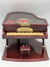 Vintage Grand Piano Jewelry Box Wind Up Chime & Magnet Dancer By Cosmos picture