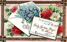 Postcard  August 19 1909  Elizabeth F Schrader  Miss Mattie Fren  St J Postcard picture
