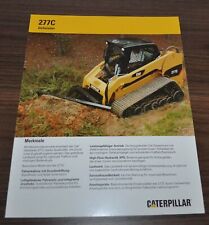 Caterpillar 277C Compact Track Loader Deltalader Brochure Prospekt DE picture