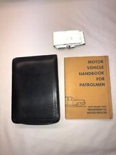 1967 Leather Police Ticket Citation Book NYPD New York Handbook Patrolmen Belt picture