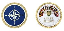 NATO SUPREME HEADQUARTERS ALLIED POWERS EUROPE SHAPE BELGIUM CHALLENGE COIN  picture