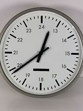 Post Office 96A Slave Pulse Wall Clock 12'' Lovely Condition 24Hr Dial picture