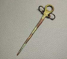 Ancient Viking Bronze Hair Pin. Viking jewelry. Original Viking artifact picture
