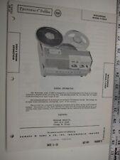 SF 1950's Sams Photofact  WOLLENSAK  Model  T-1500  BIS picture