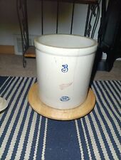 Vintage 3 Gallon Red Wing Crock 2