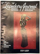 Lapidary Journal Magazine 1967 March Obsidian Carving picture