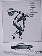 1963 1/2  Ford Falcon Hard Top Vintage Original Print Ad 8.5 x 11