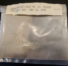 May 18th 1980 St Helen's volcanic ash in Sealed Bag as received.  picture