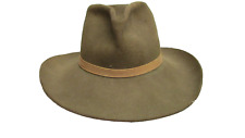 1960's INDIANA JONES STYLE RESISTOL FEDORA 3X Texas Cowboy Hat Size 7 PROP HOUSE picture