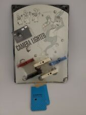Vintage Piezol Camera Cigarette Lighter Full Store Display NEW RARE  picture