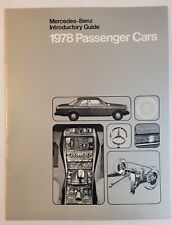 Rare 1978 Mercedes-Benz Passenger Cars Introductory Guide Brochure picture