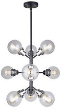 New - Modern Sputnik 9-Light Chandelier Ceiling Lamp Light Fixture with Bulbs picture