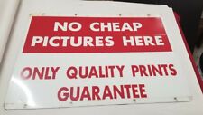 Original Camera Store Metal Sign 