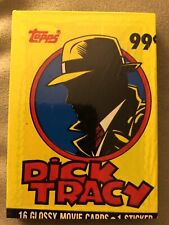 1990 Dick Tracy Movie Trading Card Pack “Arresting Lips Manlis” #28 Showing Back picture
