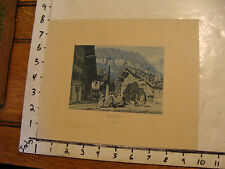 vintage SWISS Print: MEIRINGEN Oberland Bernois a Luruh cher F. H. Lucher no 513 picture