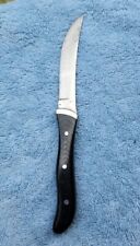 Vintage 1972-1986 BUCK USA 107 Black Scout Hunting Knife  picture