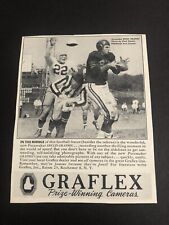 1940’s Graflex Speed Graphic Camera NY Co Football Magazine Print Ad picture