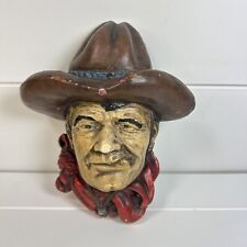 John Wayne Plaster Wall Hanging Decor Piece Vintage Weathered Unique Western picture