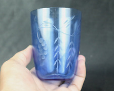 Blue Beauty: Vintage Cut Glass Tumbler, a Collectible Marvel picture