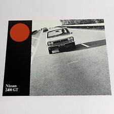 1973 Nissan 2400 GT / folder brochure 6p NL DATSUN / rare picture