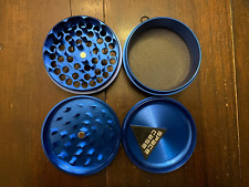 Space Case 63MM Spice Tobacco Herb Grinder -4 Piece- Blue picture