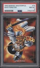 Shatterstar 1992 Skybox Marvel Masterpieces #74 PSA 8 picture
