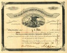 Baja Gold Mining and Milling Co. - Stock Certificate - Mining Stocks picture