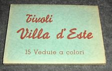 Vintage 1930's Tivoli,Italy,Villa d'Este Museum Foldout Postcards,Tourist Guide picture