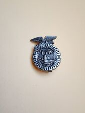 70 Yr Old Agriculture FFA Future Farmers of America Silve Lapel Hat Pin Tie Tack picture