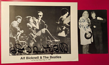 Beatles Chauffer ('64-'66), Author Alf Bicknell - 2 SIGNED Photos. Beatlemania picture