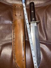 Mountainman 13”bowie knife with great Leather  sheath picture