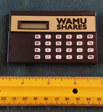 Vintage NOS Washington Mutual Bank WAMU Shares Pocket Calculator w/Box picture