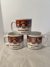 3 Vintage 1991 Campbell’s Soup Mug Cup Bowl M’m M’m Good  By Westwood EX picture