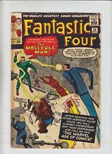 Fantastic Four #20 GD 1st appearance Molecule Man 1963 George RR Martin letter picture