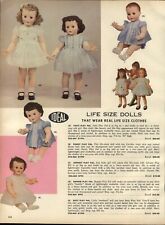 1960 PAPER AD 3 PG COLOR Ideal Patti Play Pal Penny Doll Rita Baby Tear Cry Walk picture