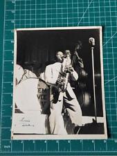 vintage 8x10 photograph 1950s saxaphone LOUIS JORDAN jazz musician picture