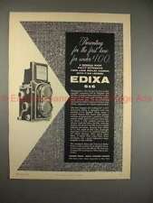 1956 Edixa 6x6 Camera Ad - For First Time Under $100 picture