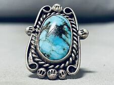 VERY OLD VINTAGE NAVAJO STERLING SILVER RING OLD picture