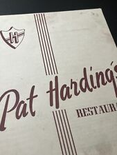 Pat Harding’s Vintage 47 Coffee Shop Menu South Western Los Angeles California picture