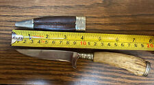Vintage Puma Solingen Rostfrei Hunting Knife with Scabbard picture