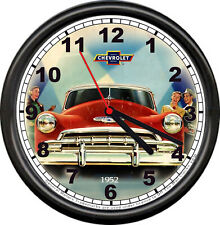 Licensed 1952 Classic Chevy Sedan Chevrolet General Motors Sign Wall Clock picture